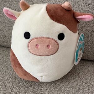 HTF  🐮 8” Ronnie 2020 the Cow Squishmallow NWT